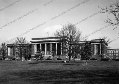 University of Memphis Campus old administrative building and Student Center