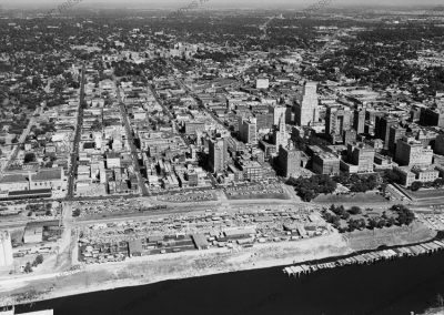 Aerial Shot of the entire city East view