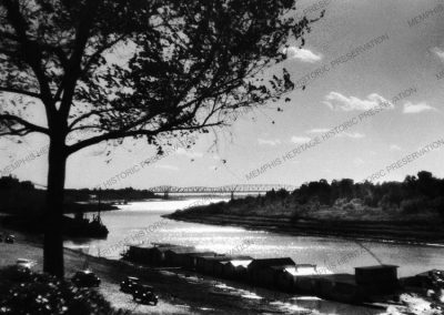 Mississippi with a bridge in the background