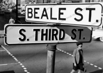 Beale St. and S. Third St. sign