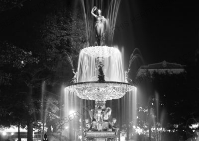 Court Square Fountain, Night Shot